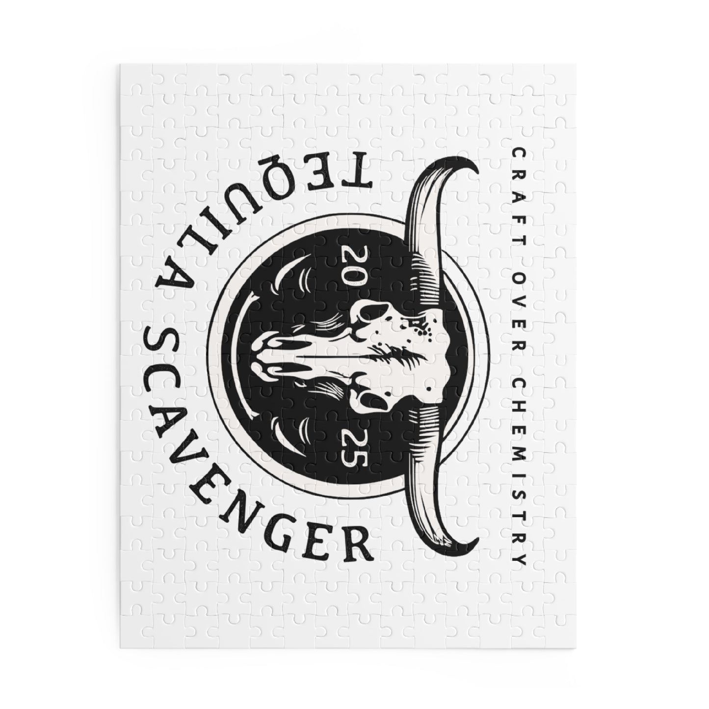 Tequila Scavenger - "Skull Logo" - 252 Piece and 500 Piece Puzzles