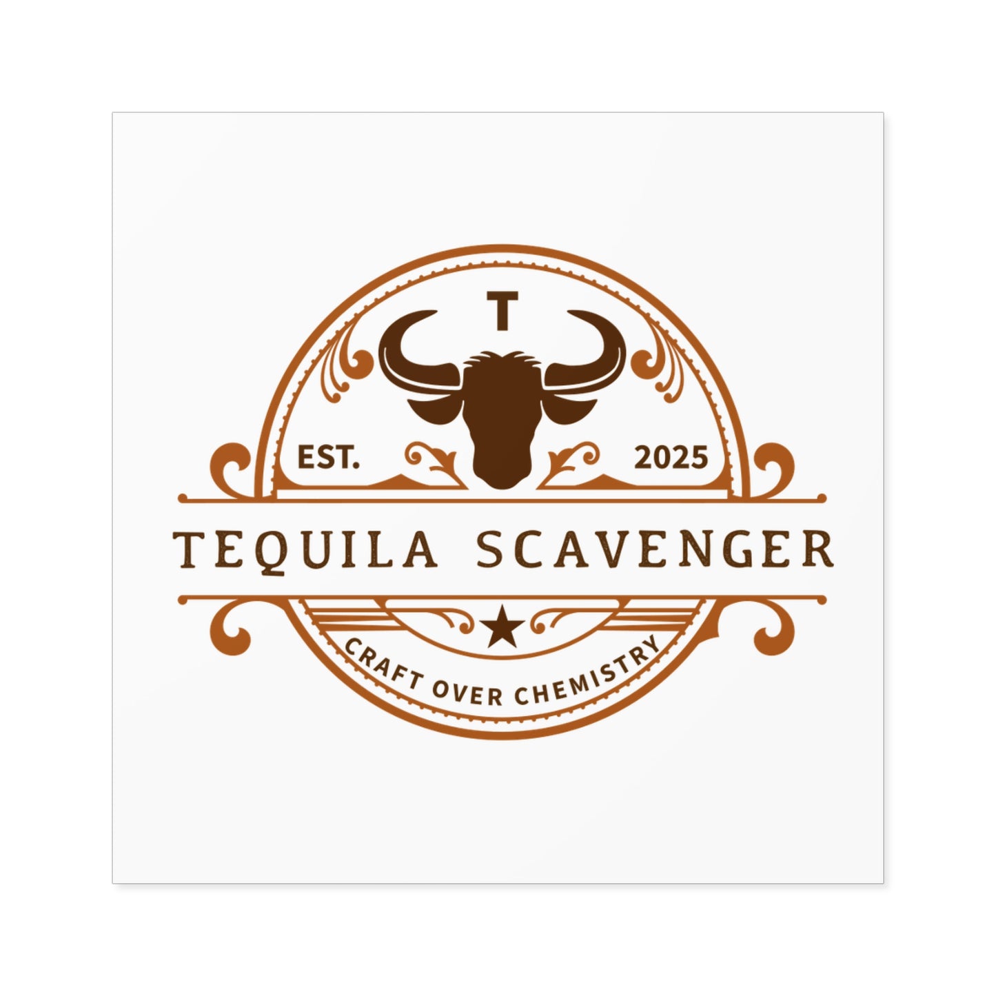 Tequila Scavenger - "OG Logo" Square Sticker