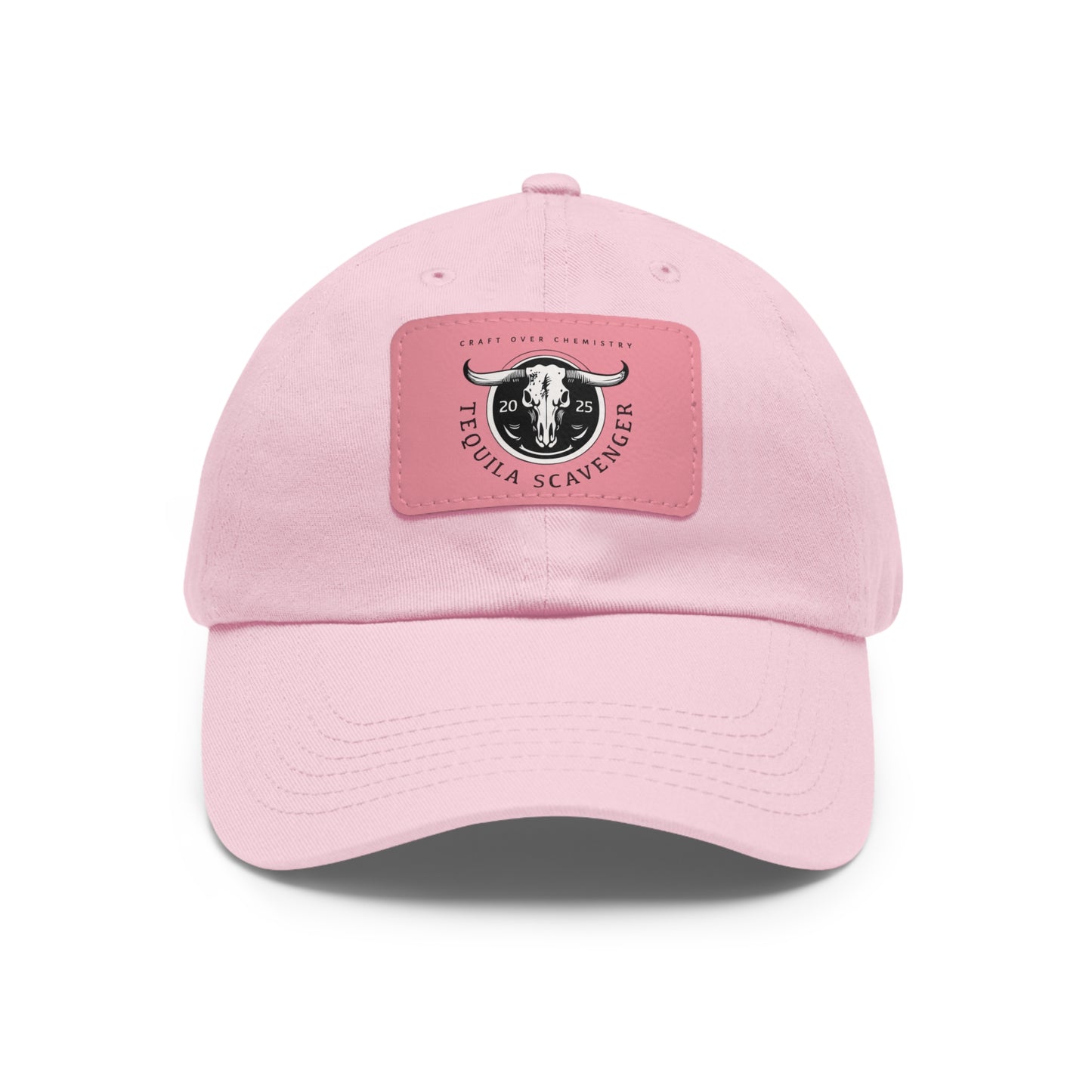 Tequila Scavenger - "Skull Logo" - Leather Patch Hat