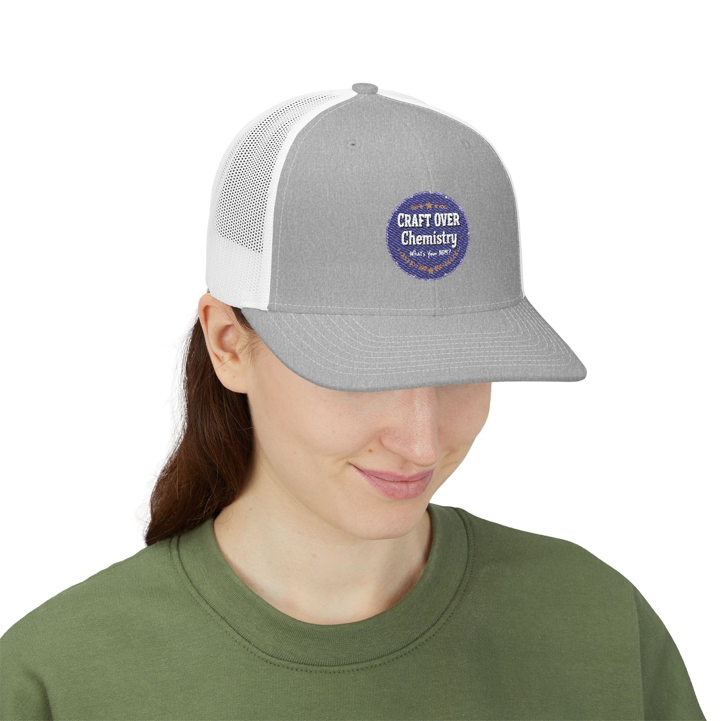 "Craft Over Chemistry" Embroidered Snap Back Hat