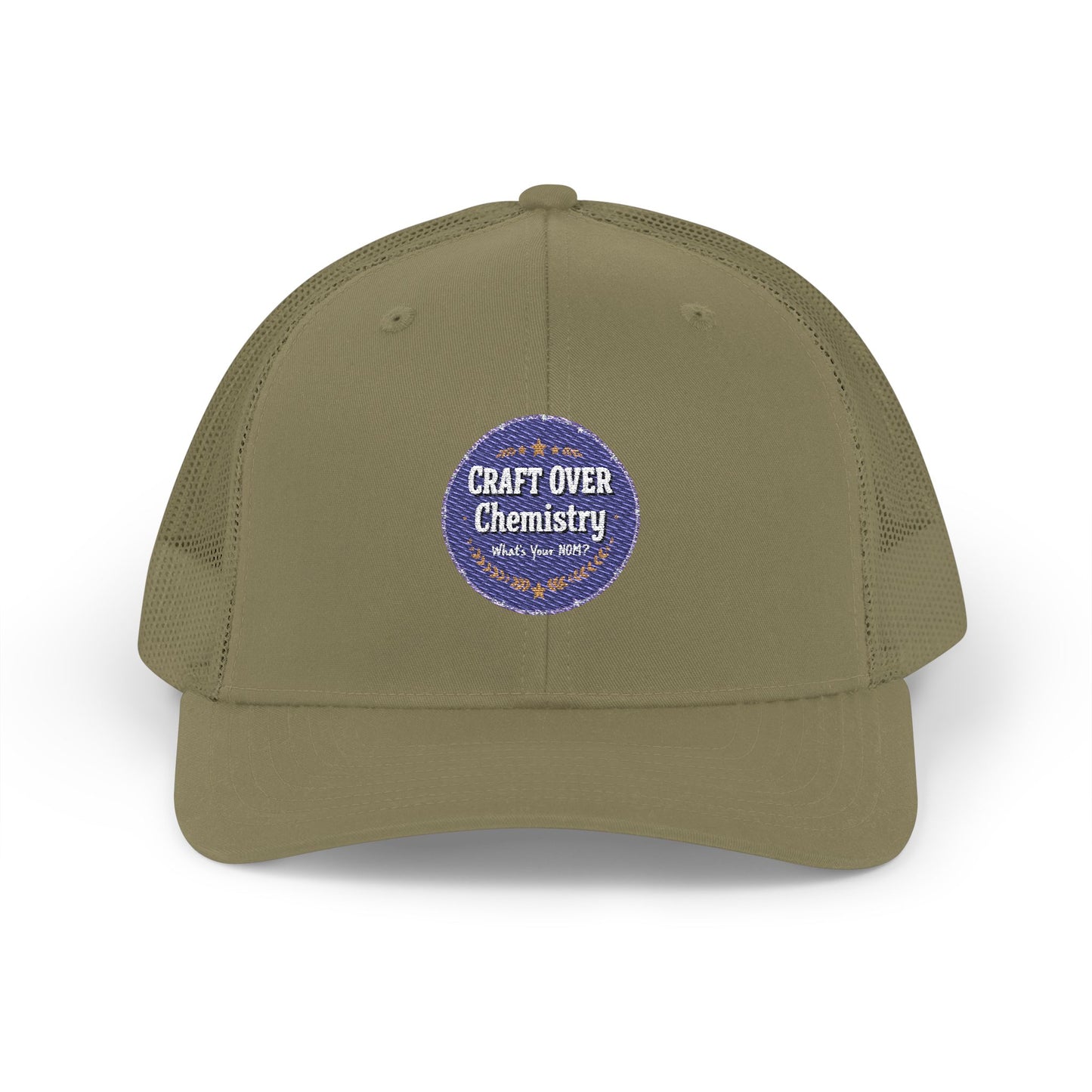 "Craft Over Chemistry" Embroidered Snap Back Hat