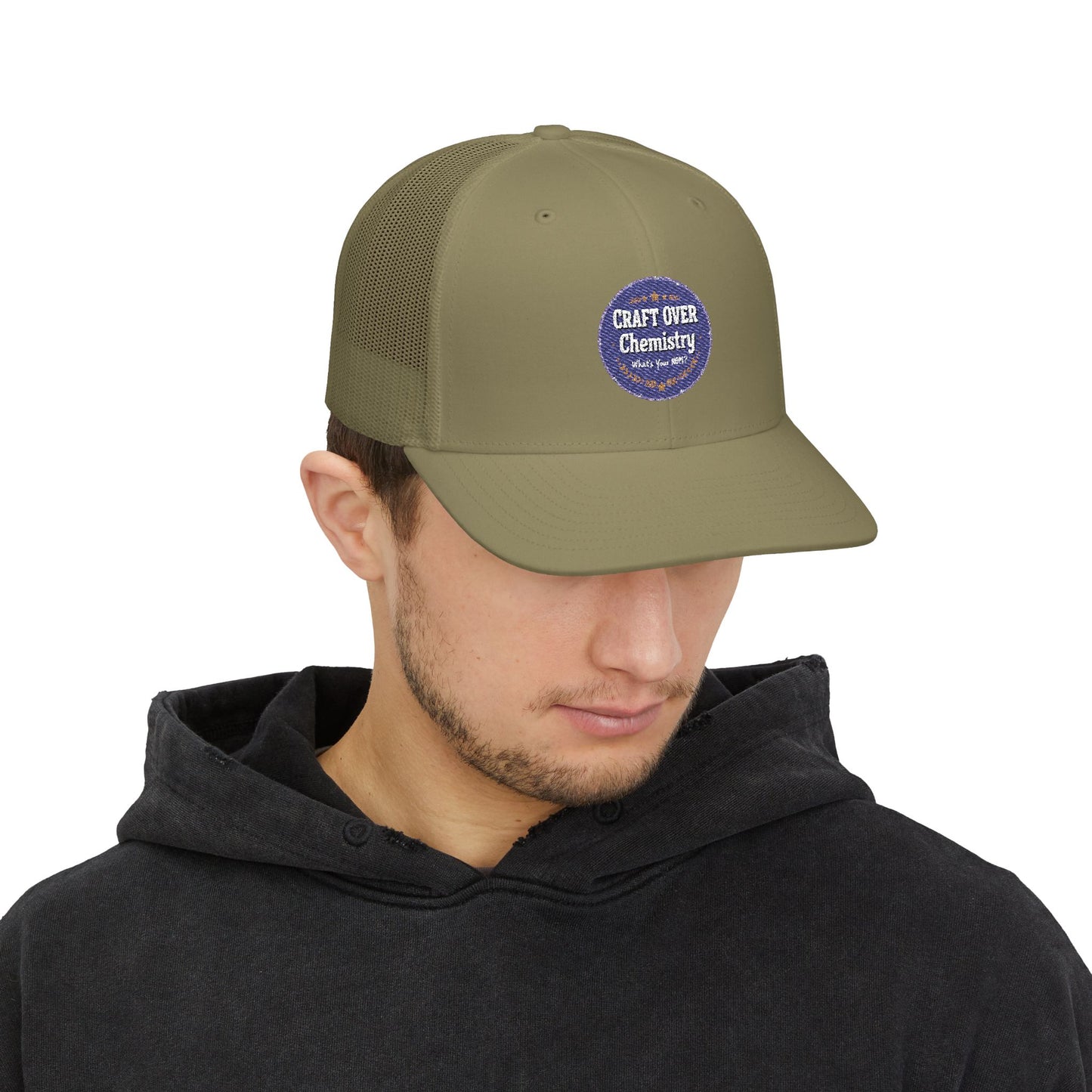 "Craft Over Chemistry" Embroidered Snap Back Hat