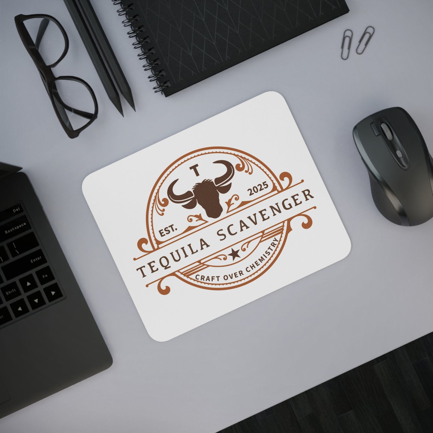 Tequila Scavenger - Computer Mouse Pad - "OG Logo"