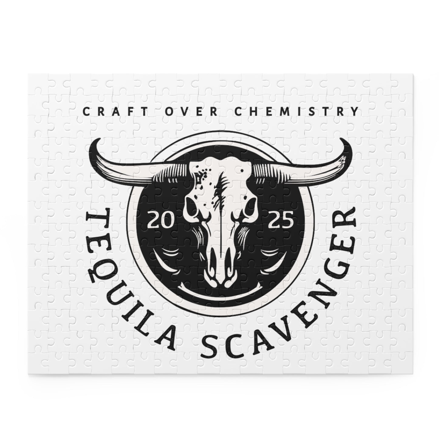 Tequila Scavenger - "Skull Logo" - 252 Piece and 500 Piece Puzzles