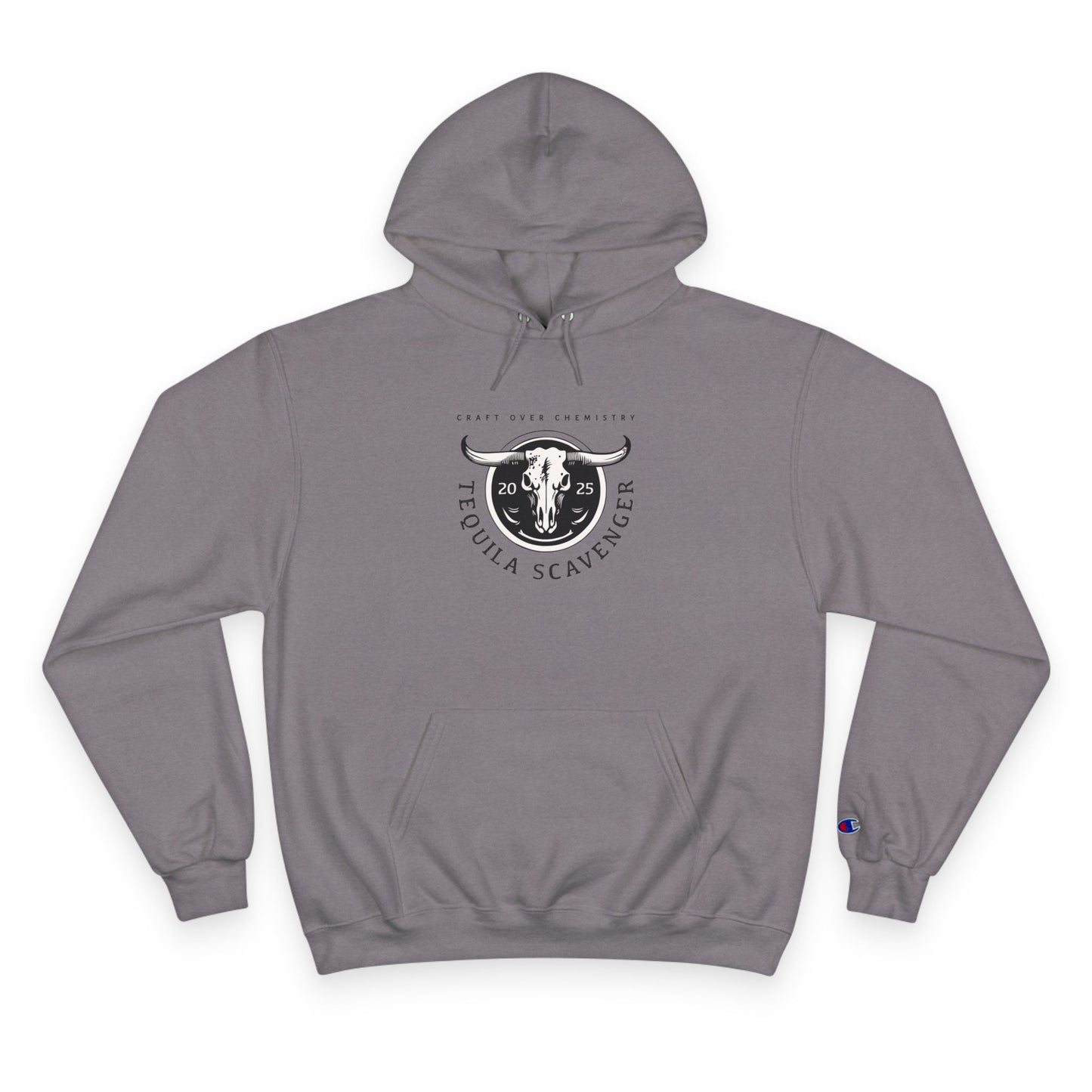 Tequila Scavenger - Champion Brand Hoodie - "Skull Logo"