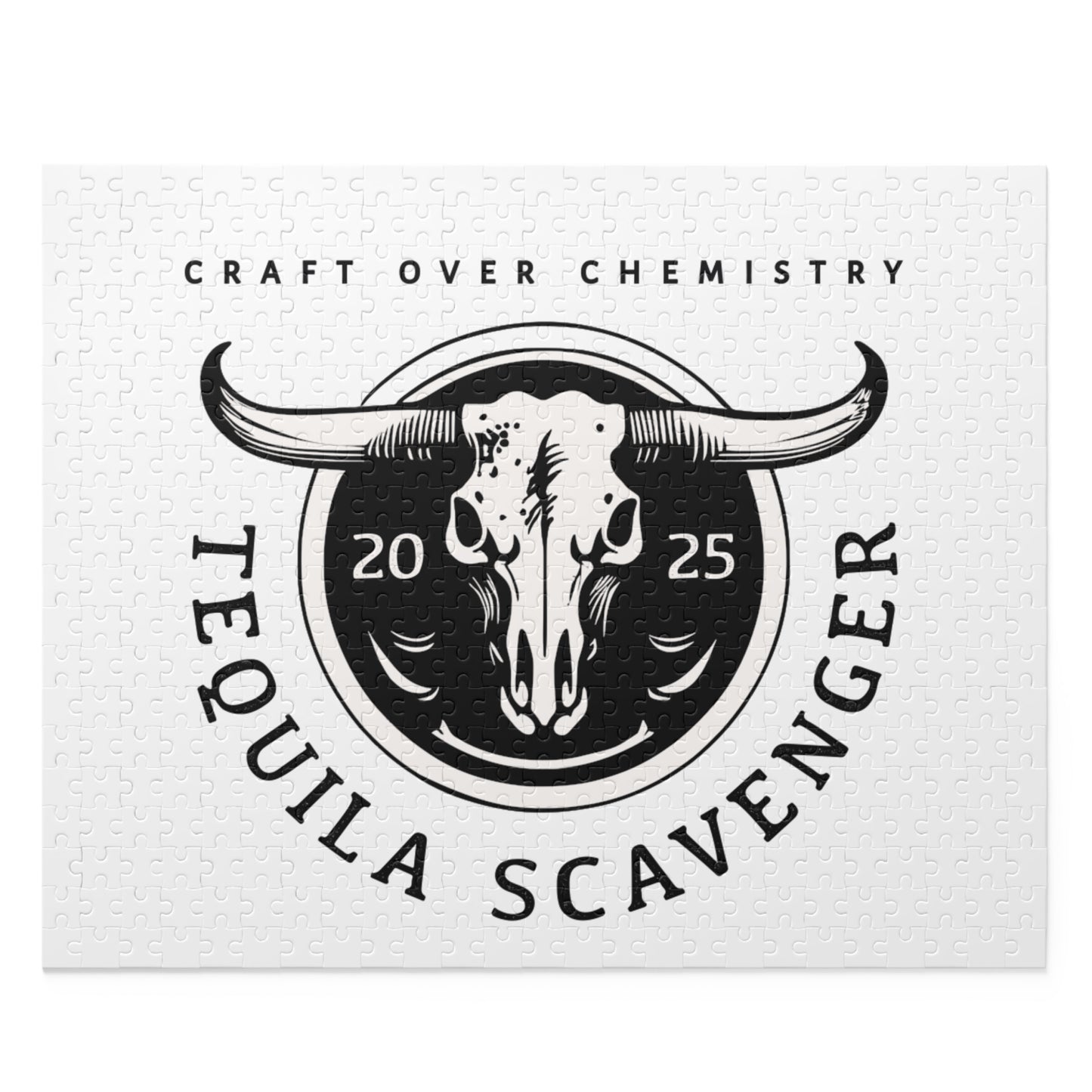 Tequila Scavenger - "Skull Logo" - 252 Piece and 500 Piece Puzzles