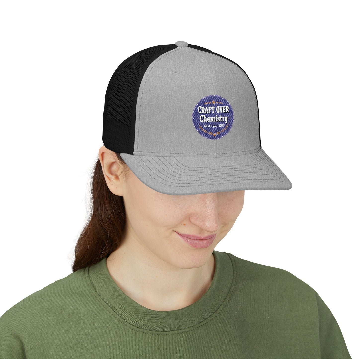 "Craft Over Chemistry" Embroidered Snap Back Hat