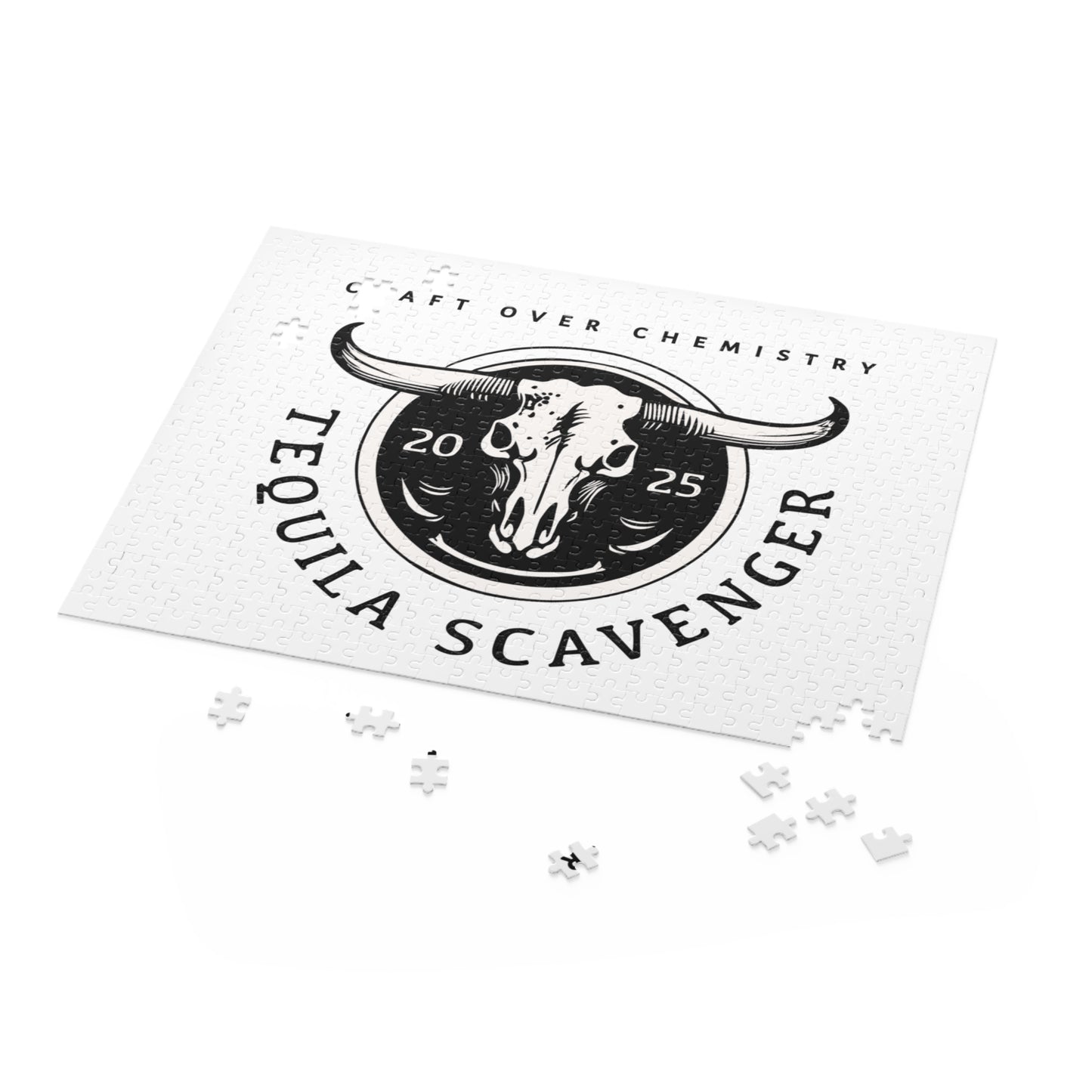 Tequila Scavenger - "Skull Logo" - 252 Piece and 500 Piece Puzzles
