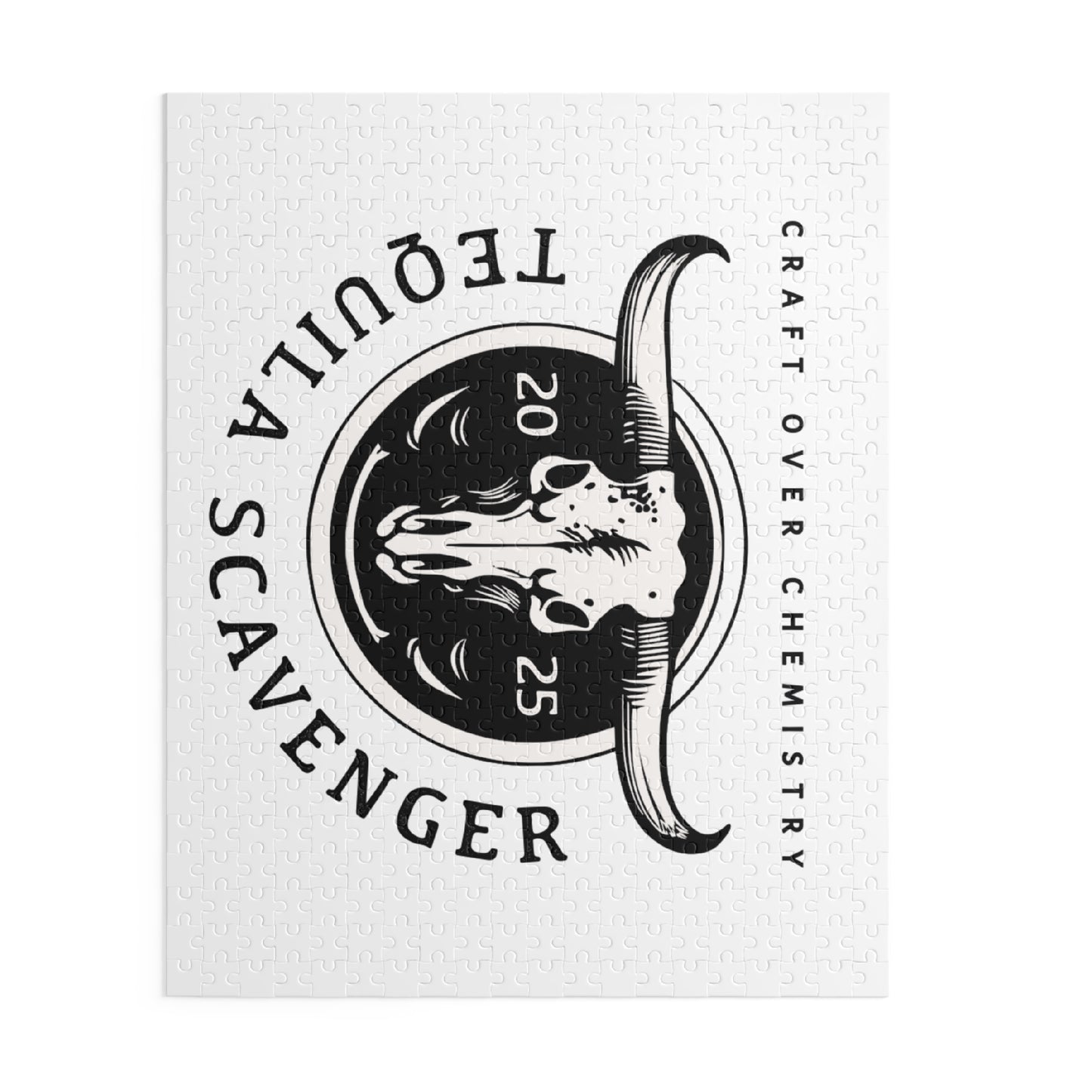 Tequila Scavenger - "Skull Logo" - 252 Piece and 500 Piece Puzzles