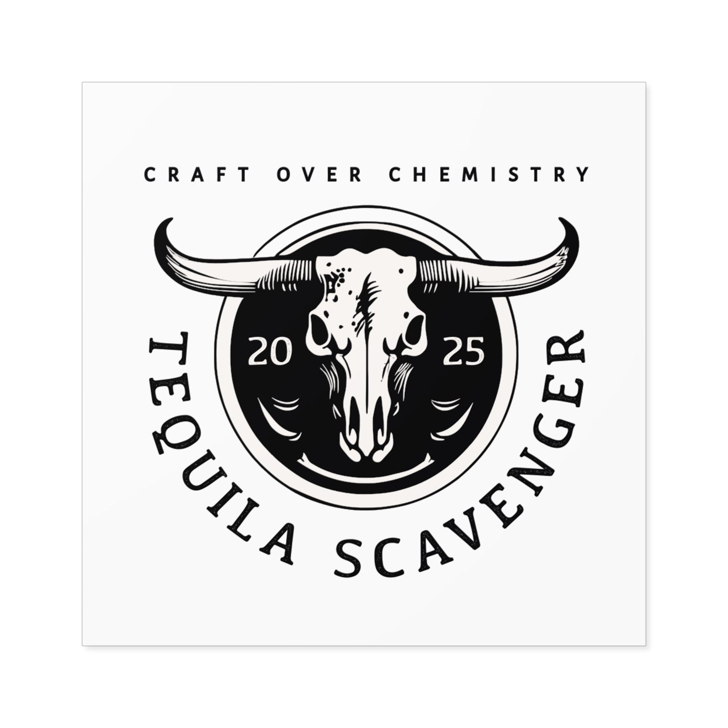 Tequila Scavenger Square Stickers