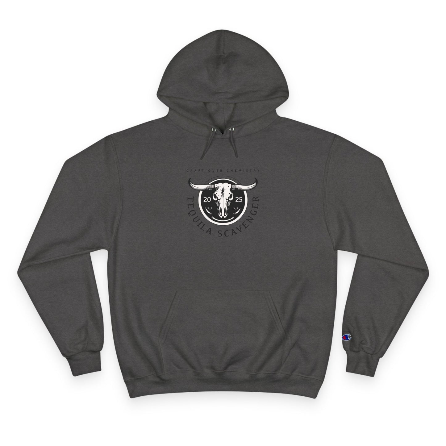Tequila Scavenger - Champion Brand Hoodie - "Skull Logo"