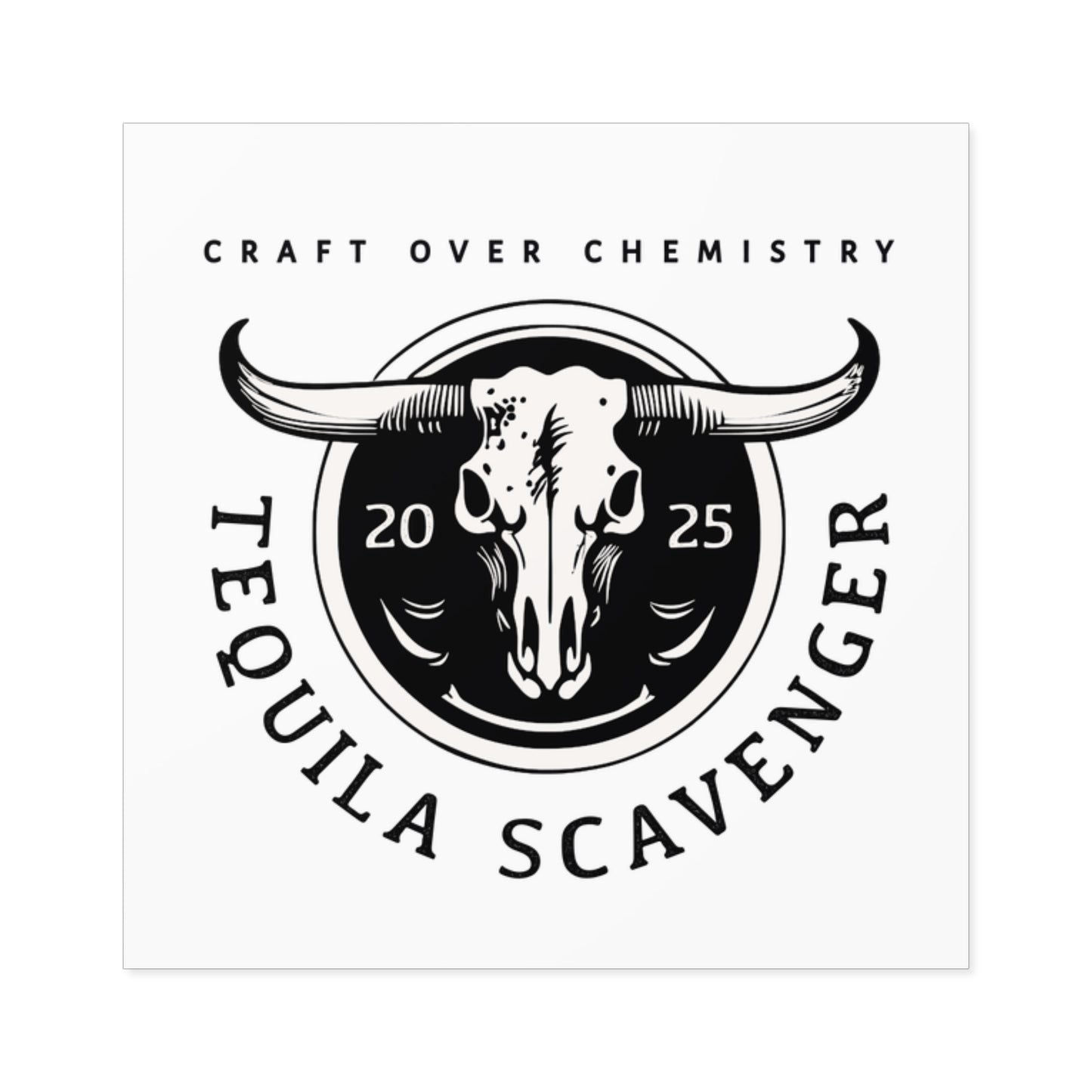 Tequila Scavenger Square Stickers