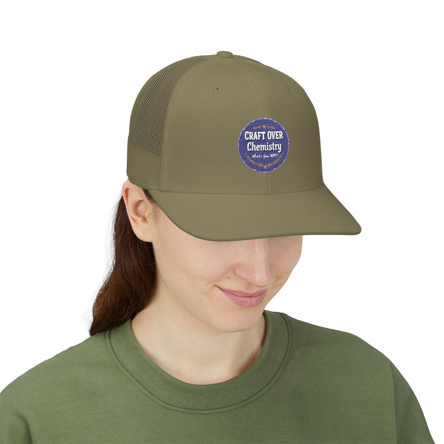 "Craft Over Chemistry" Embroidered Snap Back Hat