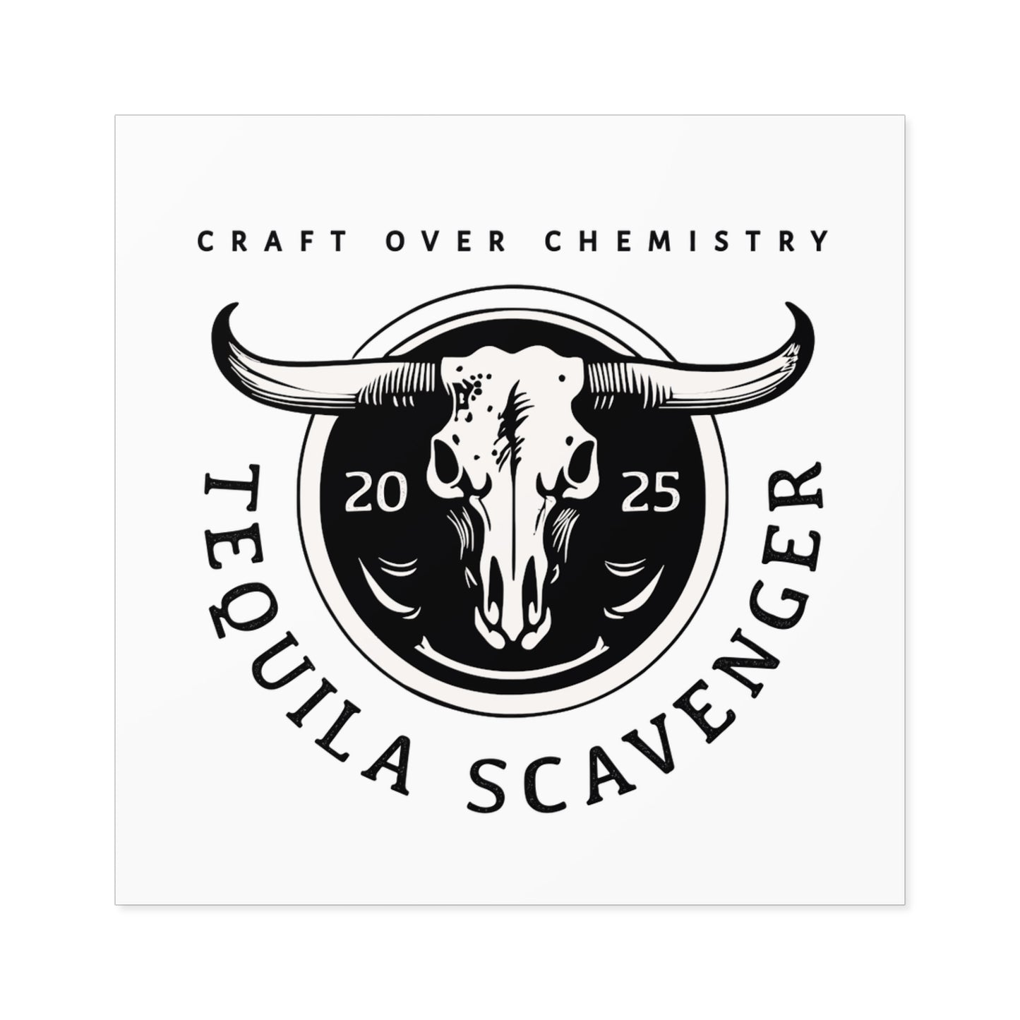 Tequila Scavenger Square Stickers