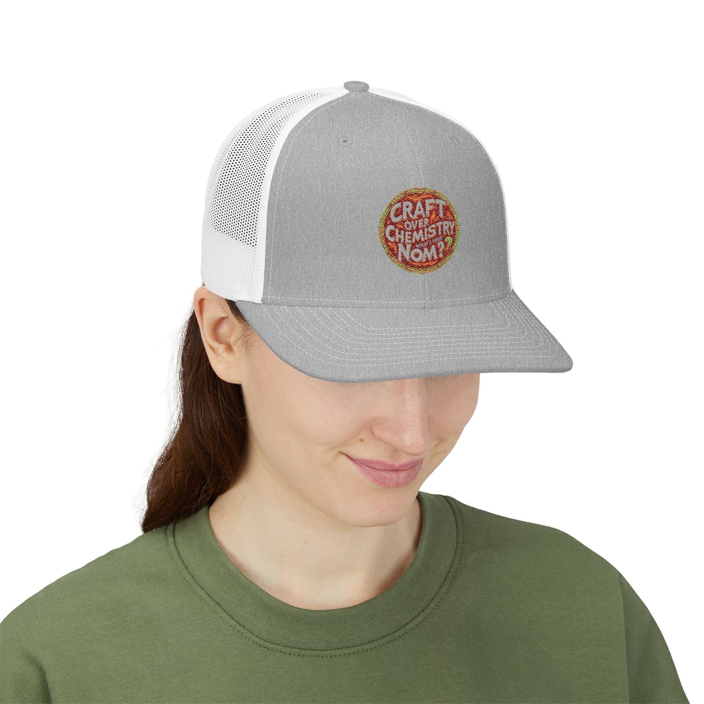 "Craft Over Chemistry" Embroidered Snap Back Hat