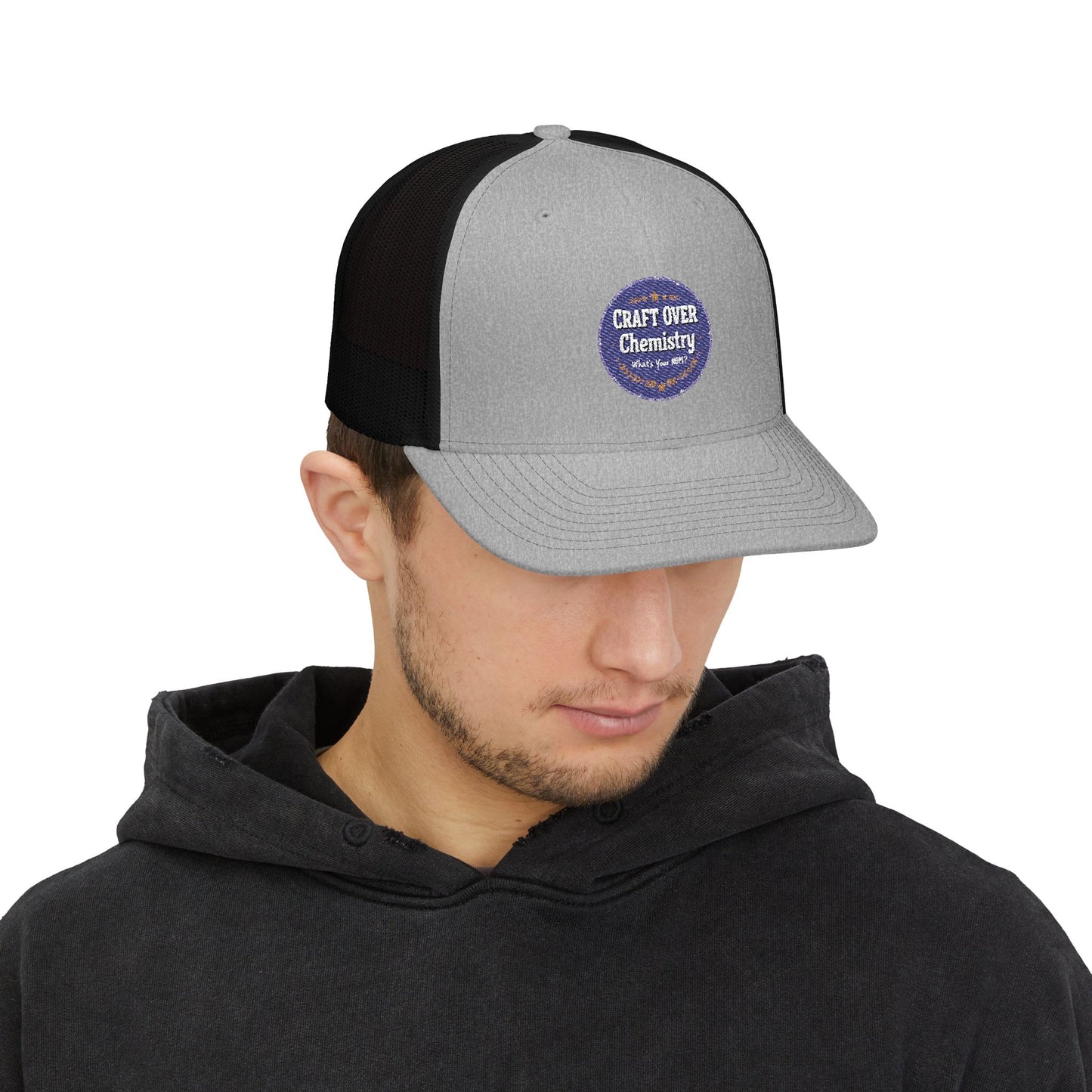 "Craft Over Chemistry" Embroidered Snap Back Hat