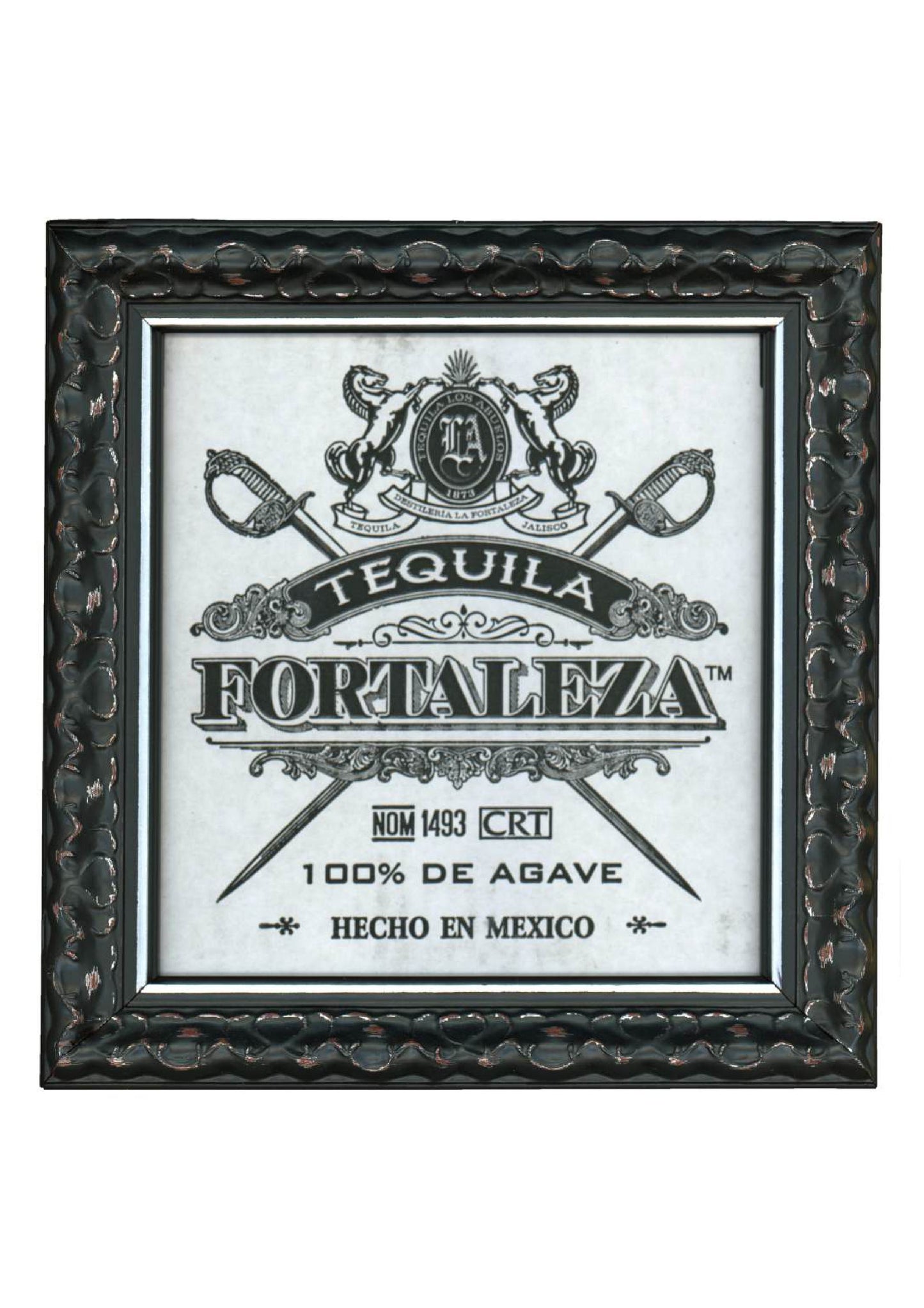 Fortaleza Box Art with a black frame