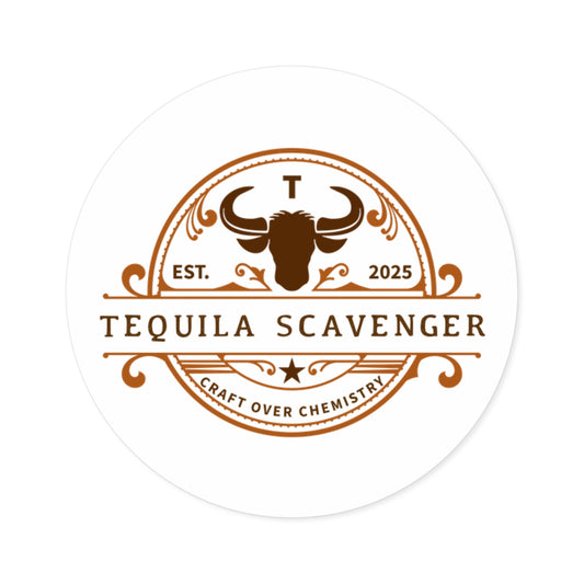 Tequila Scavenger Round Stickers