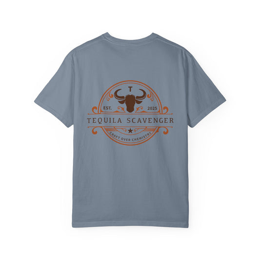 Tequila Scavenger Logo T-Shirt — Vintage Bull Emblem Tee