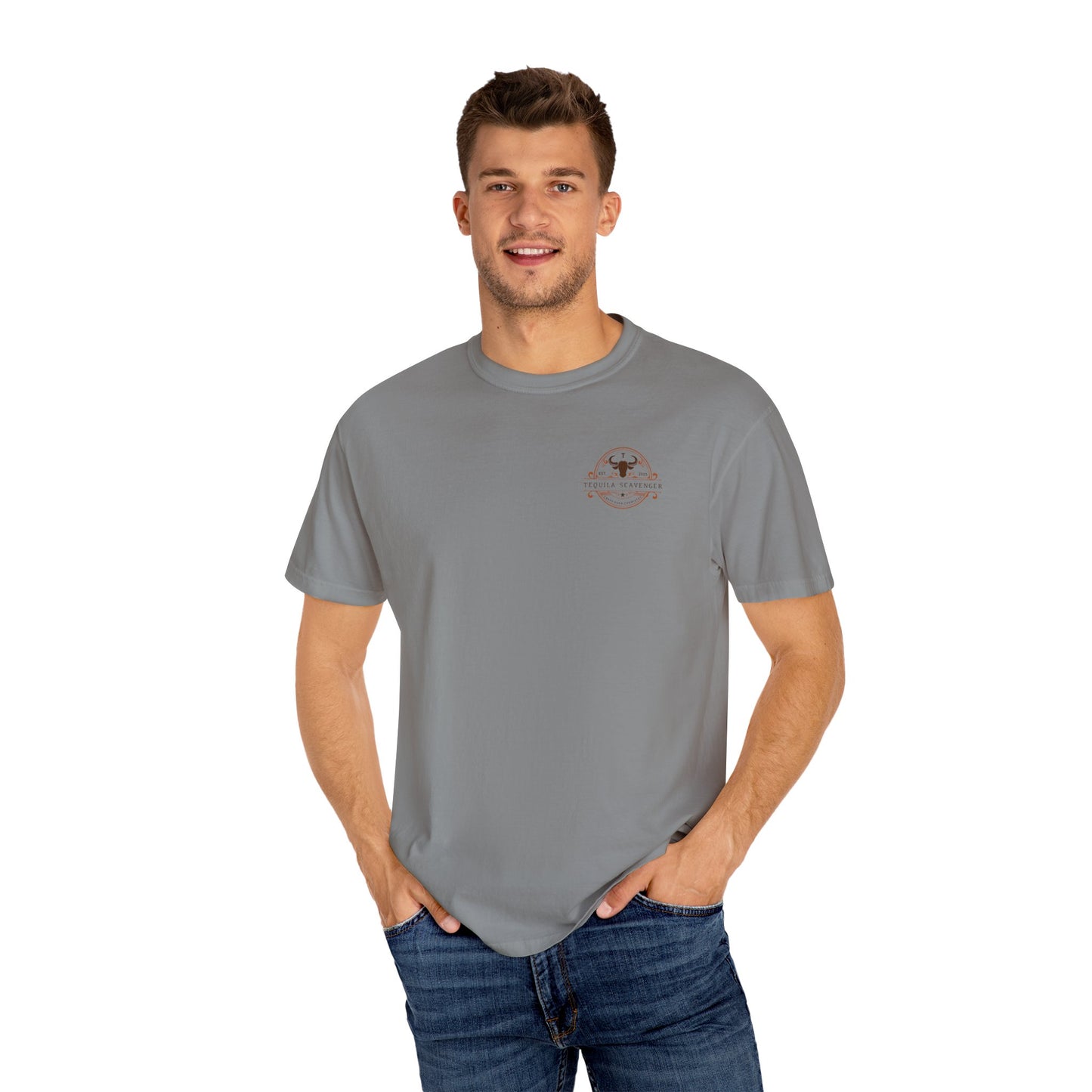 Tequila Scavenger T-Shirt, Casual Tee, Vintage-Style Shirt, Summer Staple, Gift for Tequila Lovers, Unisex Fashion