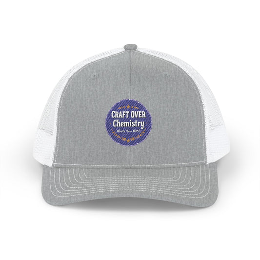 "Craft Over Chemistry" Embroidered Snap Back Hat