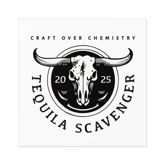 Tequila Scavenger Square Stickers