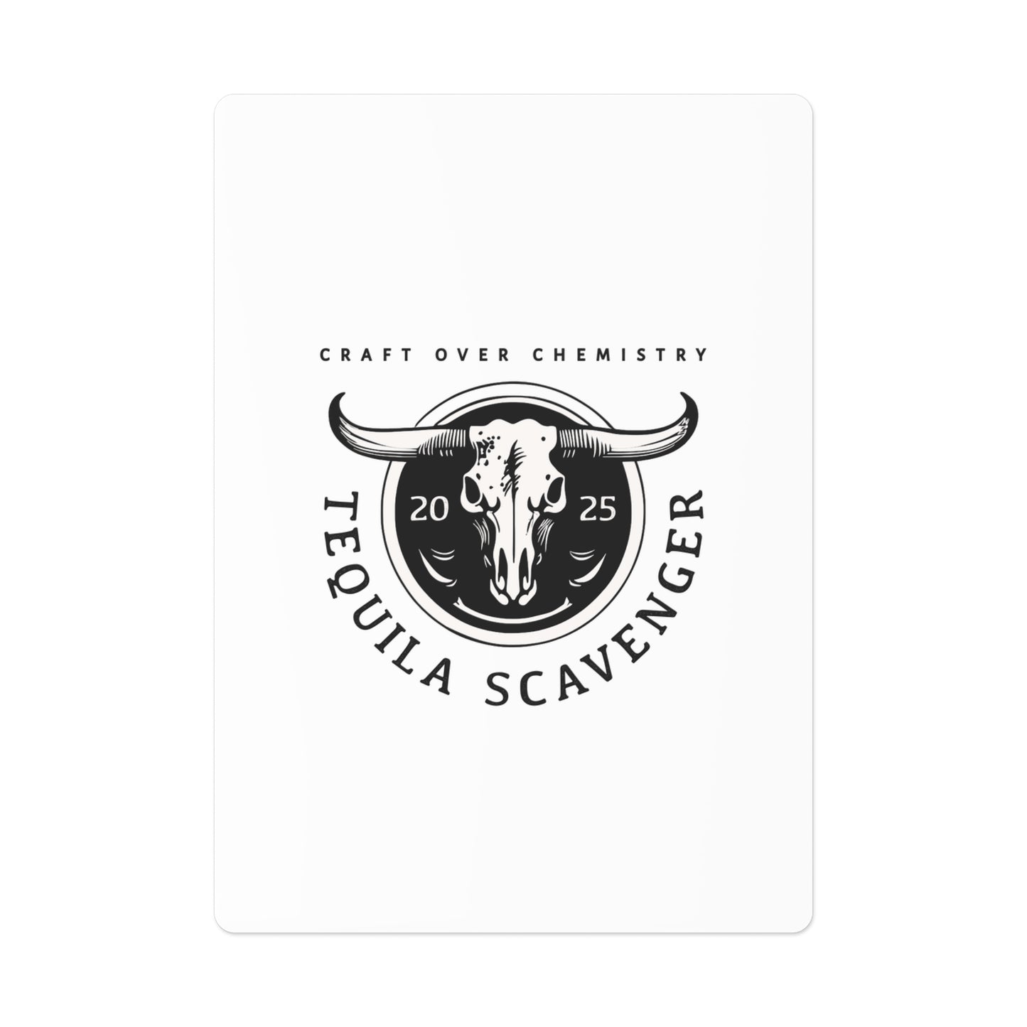 Tequila Scavenger - Custom Poker Cards - "Skull Logo"