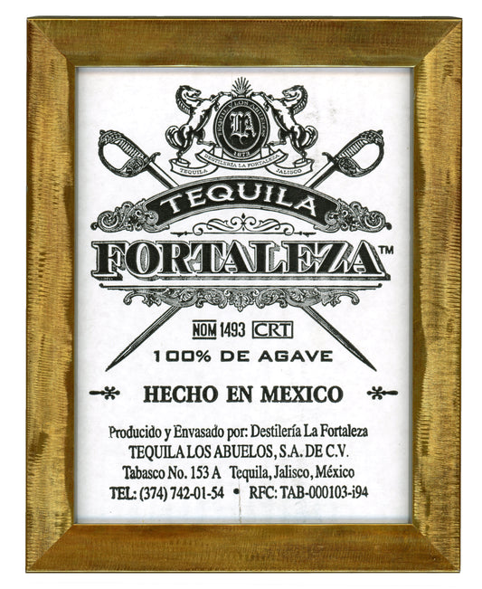 Fortaleza Box art with gold frame